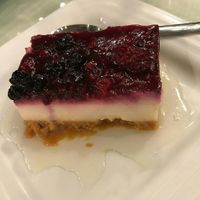 Cheese cake - pastel de queso at Organi Chiado in Lisbon