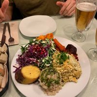 We eat 2 at Organi Chiado in Lisbon