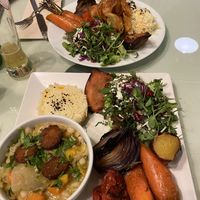 Feijoada vegan, delicious and so fresh vegetables  at Organi Chiado in Lisbon