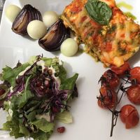 Lasagna  at Organi Chiado in Lisbon