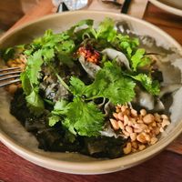 Noodles with eggplant ragu at Hello Auntie in Marrickville