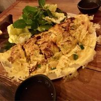 Coconut and turmeric pancake with mock duck at Hello Auntie in Marrickville