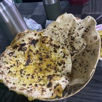 Stuffed and oignons naans  at Nisha Restaurant  in Phonsavan