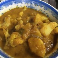 Aloo Gobi at Nisha Restaurant  in Phonsavan