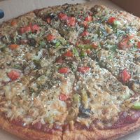 Vegan Dahl Pizza at Mr Natural Vegetarian Pizza in St Kilda