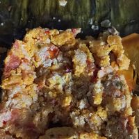 Rico pero con MUCHO pimentón en trocitos muy fuerte para mi y más para desayunar 🍲🐿 at Canasto Picnic Bistro in Bogota