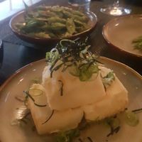Deep fried tofu, edamame at Kanpai Japanese Restaurant in Huskisson