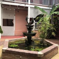 Courtyard setting  at The Courtyard Juice and Fitness Center in St Croix