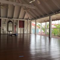 Check the yoga schedule!   This is my favorite studio in the whole world   at The Courtyard Juice and Fitness Center in St Croix