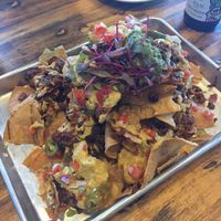 Vegan nachos were so good! at The Blaq Square in Valencia