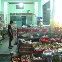 The restaurant / shop front at An Binh in Pleiku