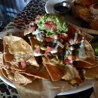 Jackfruit nachos at No Bones Beach Club in Portland