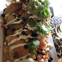 Nachos at No Bones Beach Club in Portland