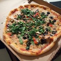 pizza at Kungsgrillen in Vaxjo