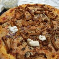 kebab pizza at Kungsgrillen in Vaxjo
