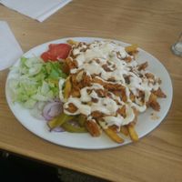 Vegan kebab:) at Kungsgrillen in Vaxjo