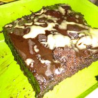 Chocolate cake with peanut butter. Amazing!! at Meraki Cafe in Volos