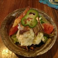 Potato salad at Natural Food Village in Kyoto