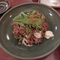 Yakisoba (brown rice noodles) at Natural Food Village in Kyoto