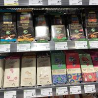 Vegan chocolate   at denn's Biomarkt in Freising