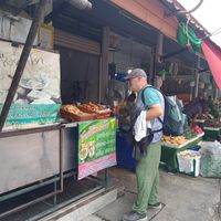 At end of fruit stalls at Tue Kha & Fried Tofu - Food Stall in Chiang Rai