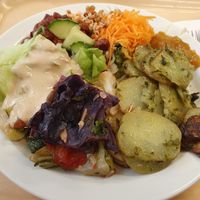 vegan lunch buffet at Kasvis Ravintola  in Turku