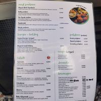 Menu 2 at Falafel Taste Middle East in Thessaloniki