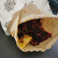 Soya wrap at Falafel Taste Middle East in Thessaloniki