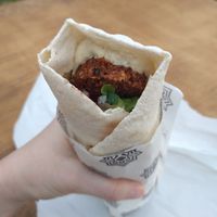 Great taste! We had a Beyond-Burger an Falaffel-Wrap. Delicious at Falafel Taste Middle East in Thessaloniki
