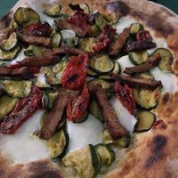 Pizza Seitanisimo at Al Lampione in Gorizia