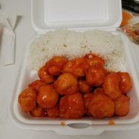 Medium sweet and sour tofu at New Chinatown in Birmingham