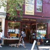 Outside Bookstore at Sappho Books Cafe & Bar in Glebe