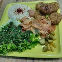 Falafel Menü at Falafel Koy in Istanbul