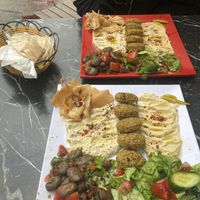 Falafel plate  at Falafel Koy in Istanbul