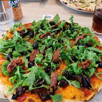 Pizza Vegan Megana at Romana Pizza in Lisbon
