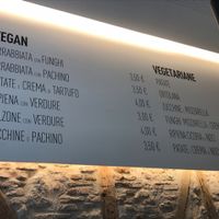 menu at Romana Pizza in Lisbon