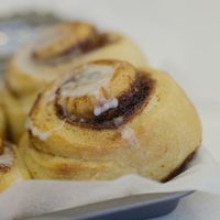 Cinnamon rolls at Brochan. Edinburgh at Brochan in Edinburgh