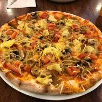 DIY vegan pizza   at Pizza Express - Mariankatu in Helsinki