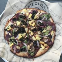 Customized Vegan Personal Pizza.  at Pieology in Menifee