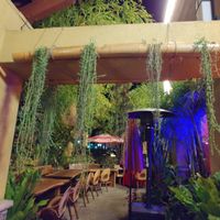 Outside seating area at Golden Bamboo in San Jose