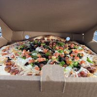   at Wabo's Pizza in Cheticamp