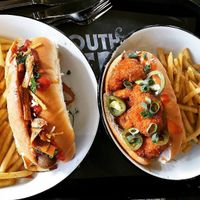 Vegan hotdogs on May the 4th  at Netherworld in Fortitude Valley