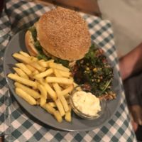 Burger im I at JustVeggie in Siracusa