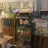 Just Veggie patio at JustVeggie in Siracusa