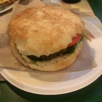 Green Burger at JustVeggie in Siracusa