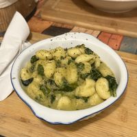 Gnocchi de crema de verduras con anís  at JustVeggie in Siracusa