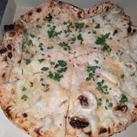 White pizza (this was just ok, wouldn't get it again) at Floralia in Honolulu