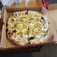 White Pizza, extra extra chilli 🌶 😋 at Floralia in Honolulu