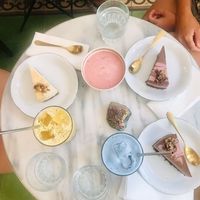 Matching colors at The Vegan Fairies in Nea Erythraia