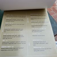 Menükarte   at The Vegan Fairies in Nea Erythraia